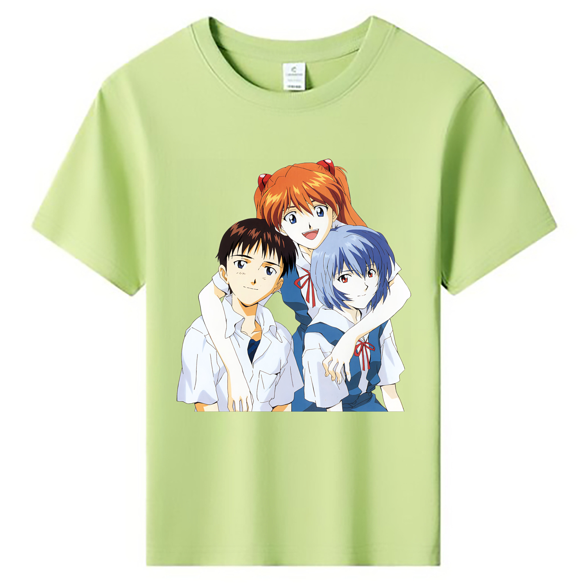 （画像用） EVA 新世紀エヴァンゲリオン 綿100％キッズTシャツ（フロントプリント）